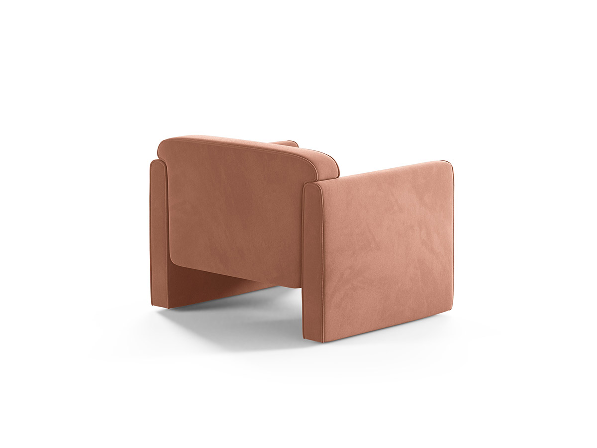 Micadoni Abby čalúnené zamatové kreslo 10