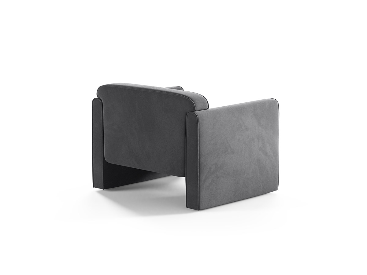 Micadoni Abby čalúnené zamatové kreslo 13