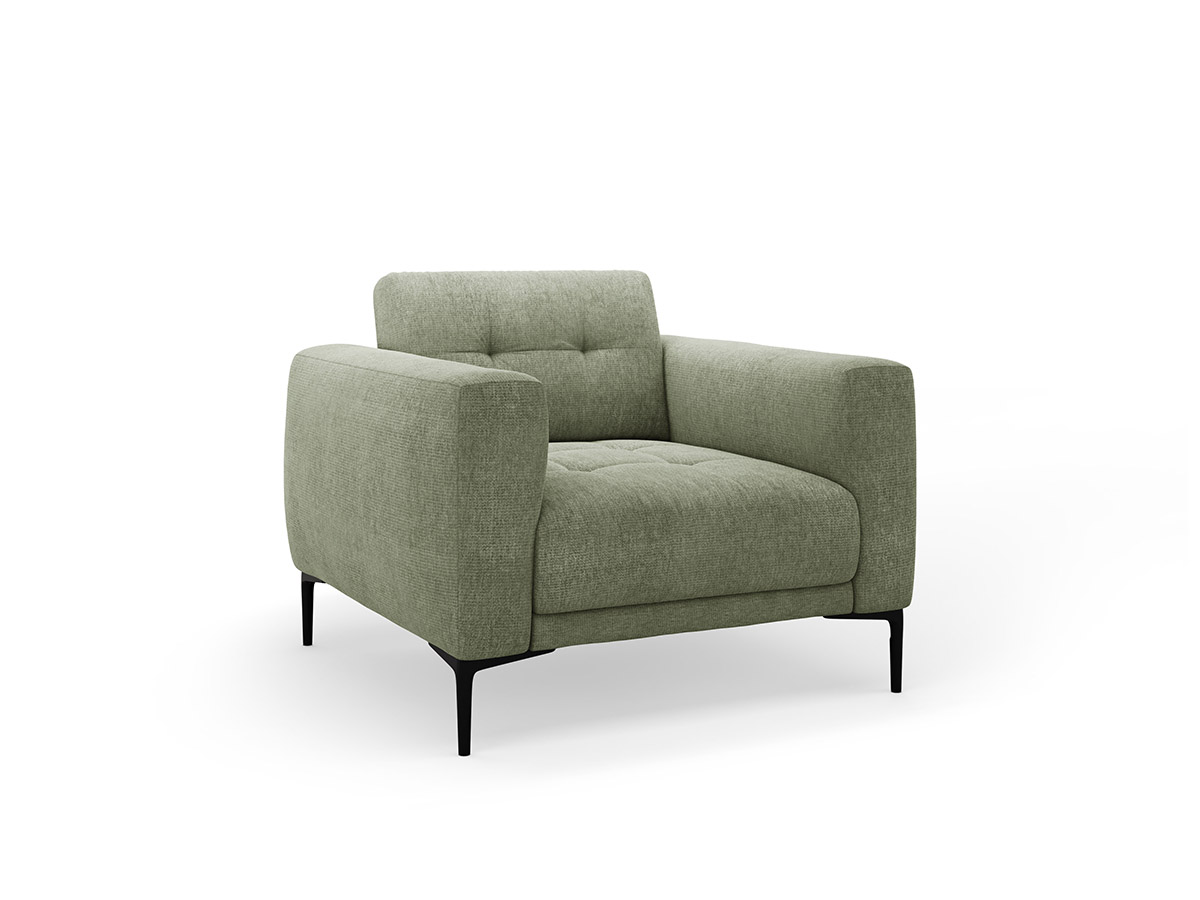 Micadoni Bemy látkové kreslo - Olivová