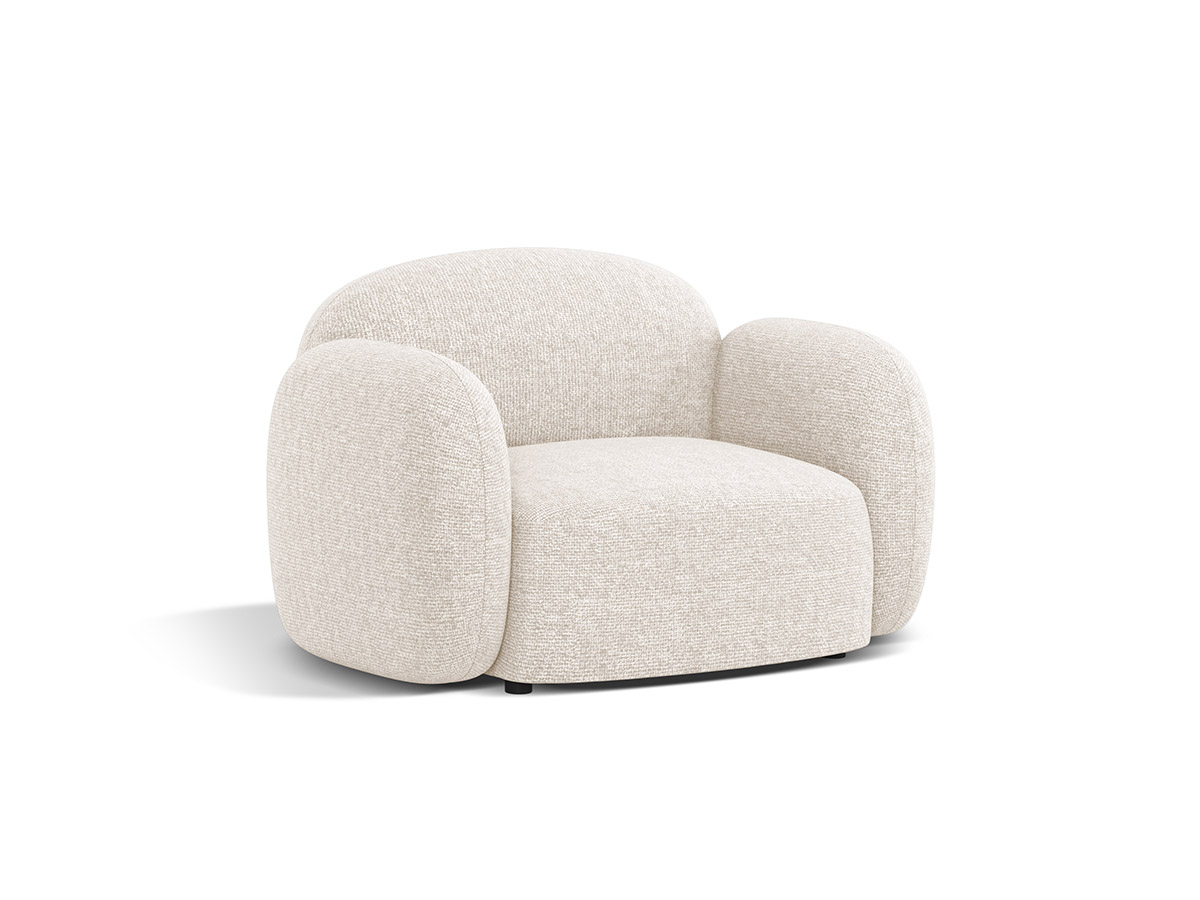 Micadoni Blaire ženilkové kreslo - Svetlobéžová