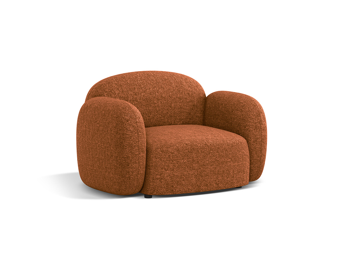 Micadoni Blaire ženilkové kreslo - Tehlová