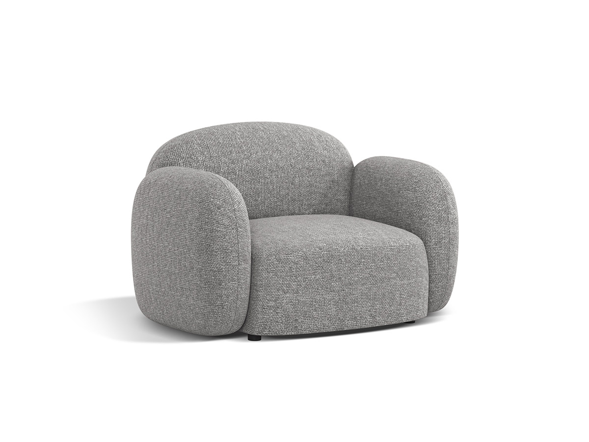 Micadoni Blaire ženilkové kreslo - Sivá