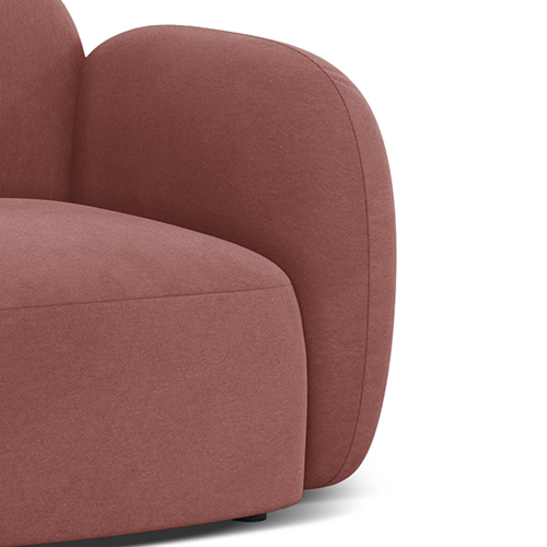 Ergonomicky tvarované operadlo