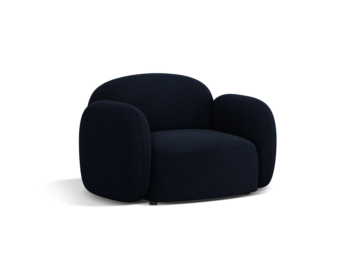 Micadoni Blaire zamatové kreslo - Kráľovská modrá