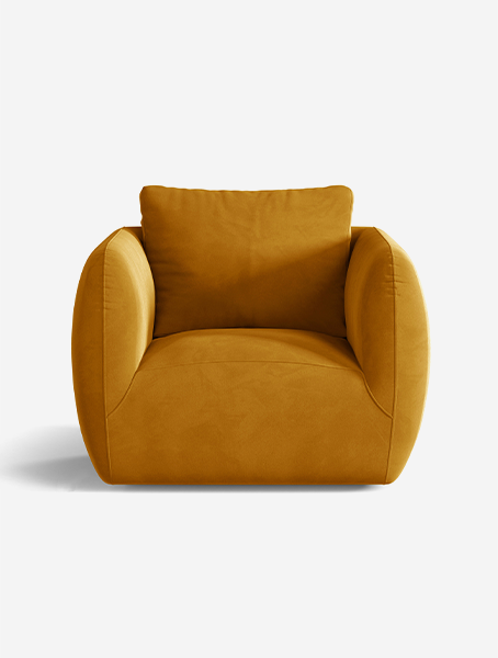 Micadoni Iga otočné zamatové kreslo