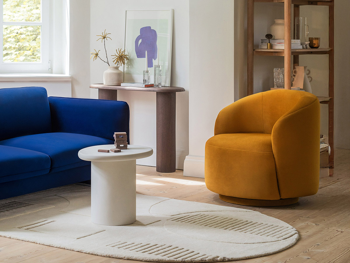 Micadoni Letizia otočné bouclé kreslo