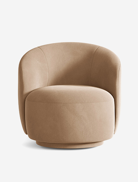 Micadoni Letizia otočné zamatové kreslo