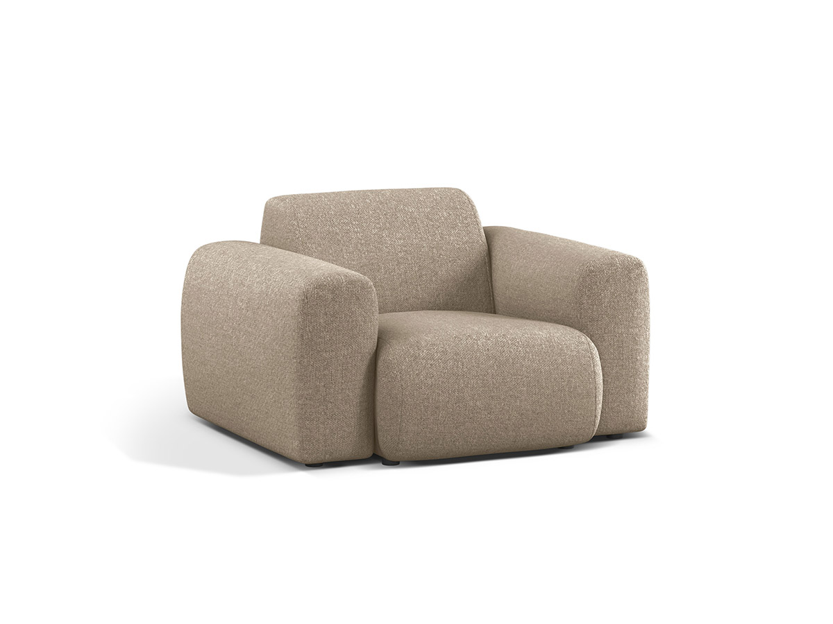 Micadoni Molino ženilkové kreslo - Tmavobéžová, Eden