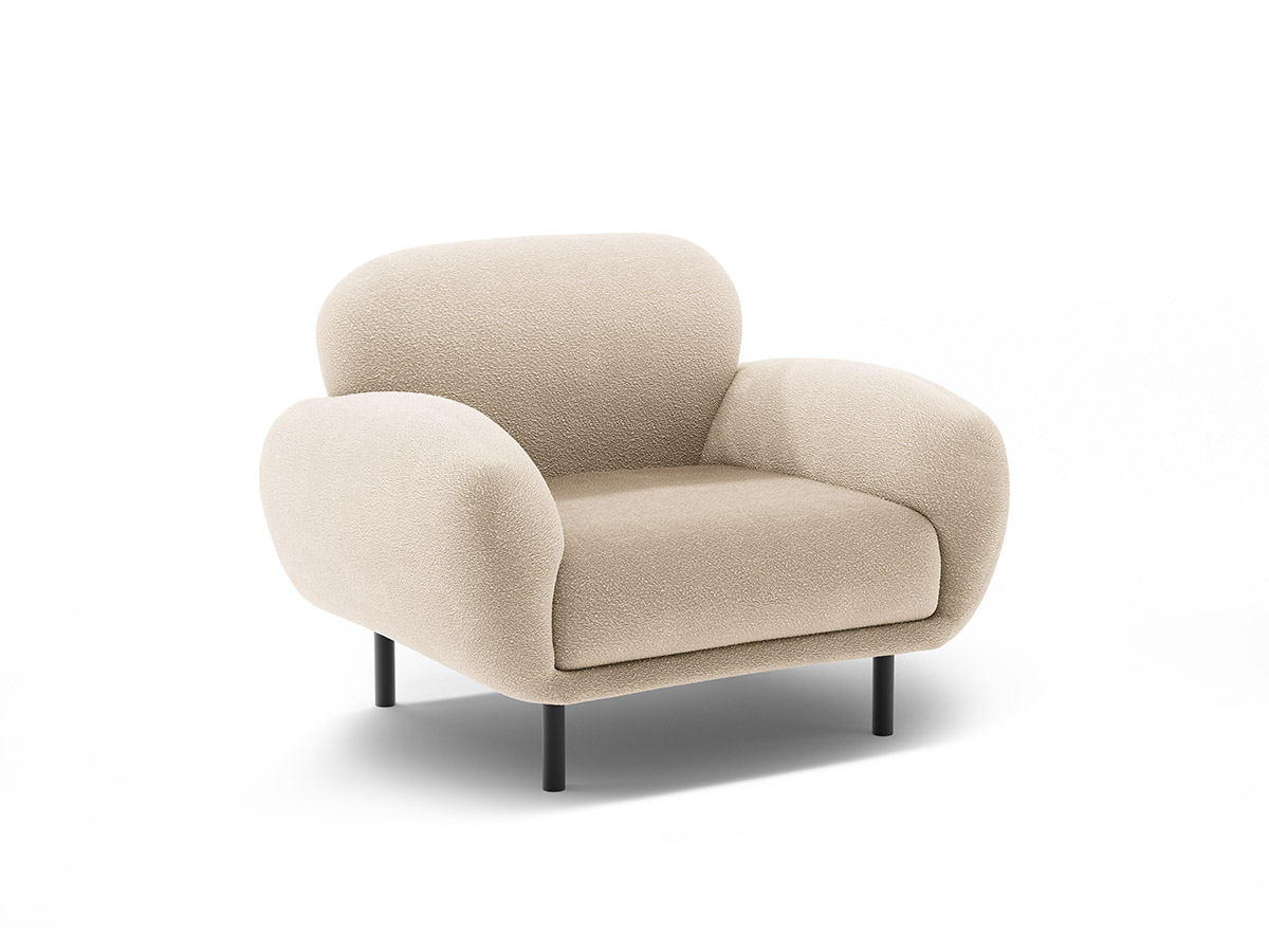 Micadoni Poppy bouclé kreslo 4