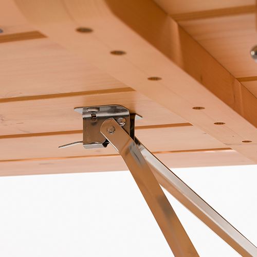 Ľahko skladateľné vďaka pántom