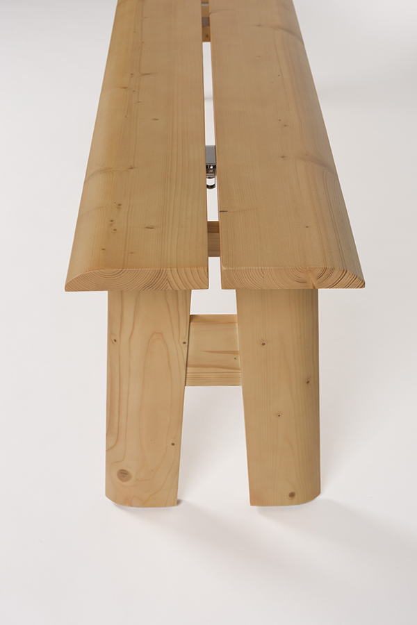 Zuiver Avenue rozkladacia záhradná lavička 7