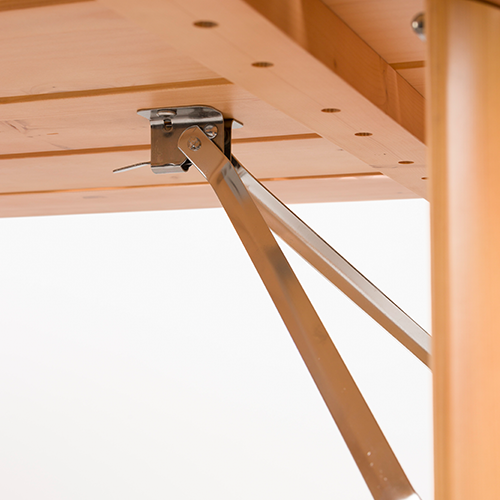 Skladacia konštrukcia pre jednoduché uskladnenie