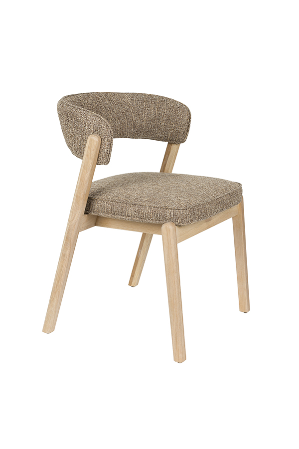 Zuiver Bright jedálenská stolička - Hnedá