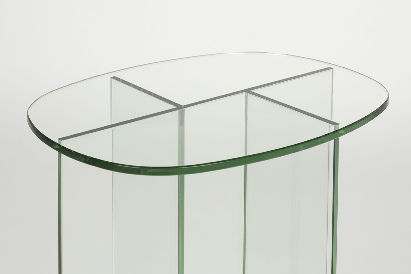 Zuiver Linea sklenený stolík 4