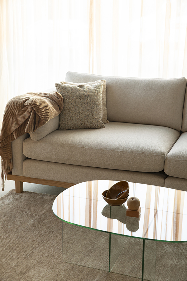 Zuiver Linea sklenený stolík 20