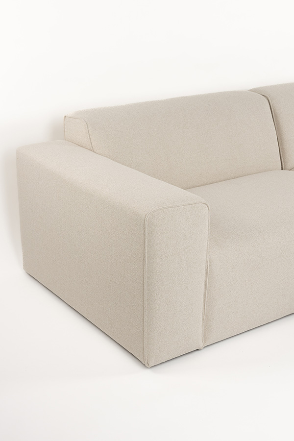 Zuiver Milka trojmiestna čalúnená sedačka 9