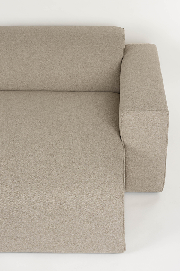 Zuiver Milka trojmiestna čalúnená sedačka 17