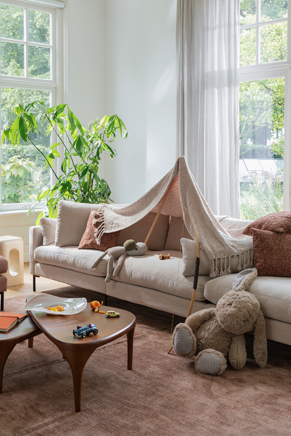 Zuiver Milka čalúnená sedačka 9