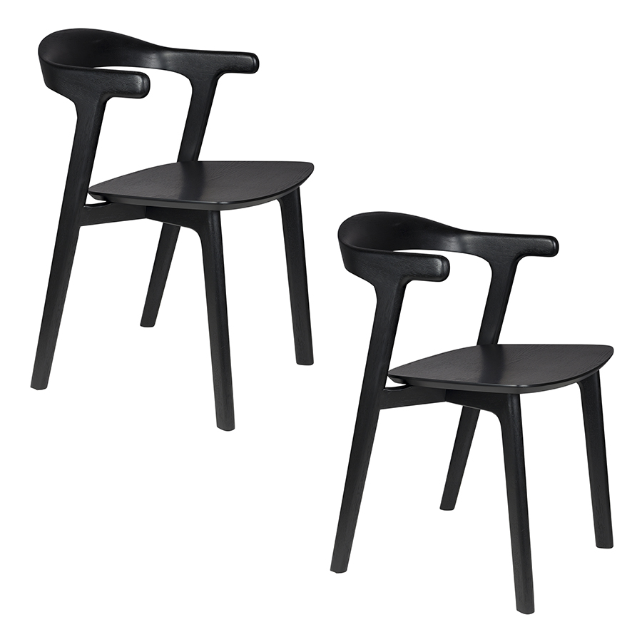 Zuiver Northwood drevená jedálenská stolička 4