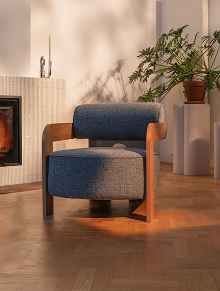 Zuiver Oolong čalúnené kreslo