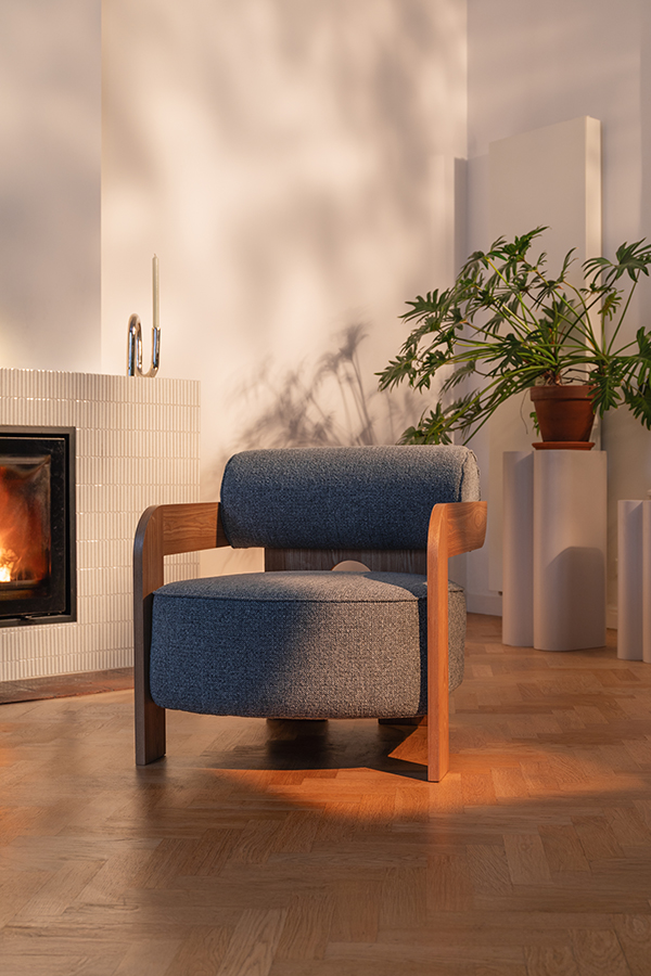 Zuiver Oolong čalúnené kreslo 2