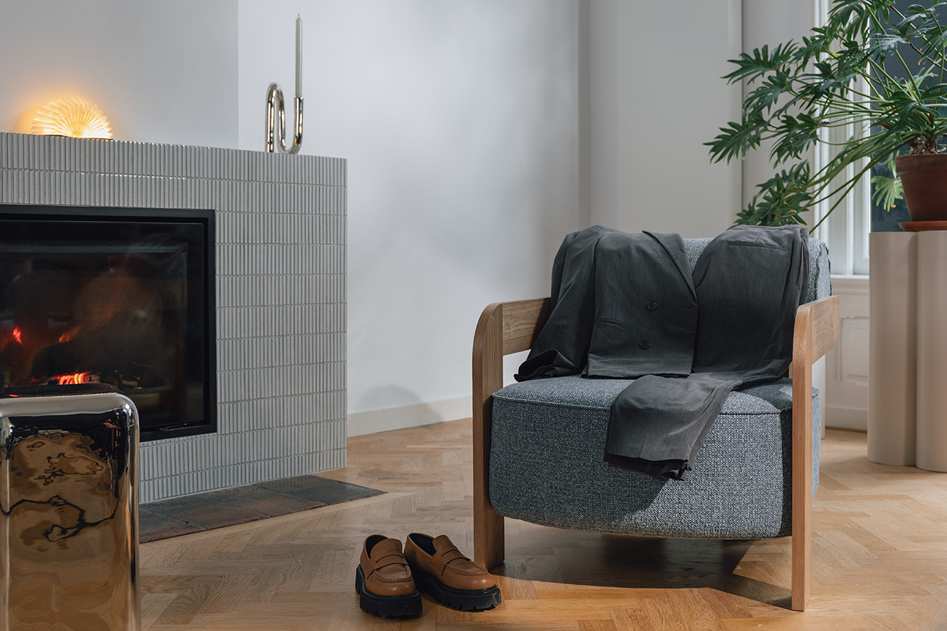 Zuiver Oolong čalúnené kreslo 4