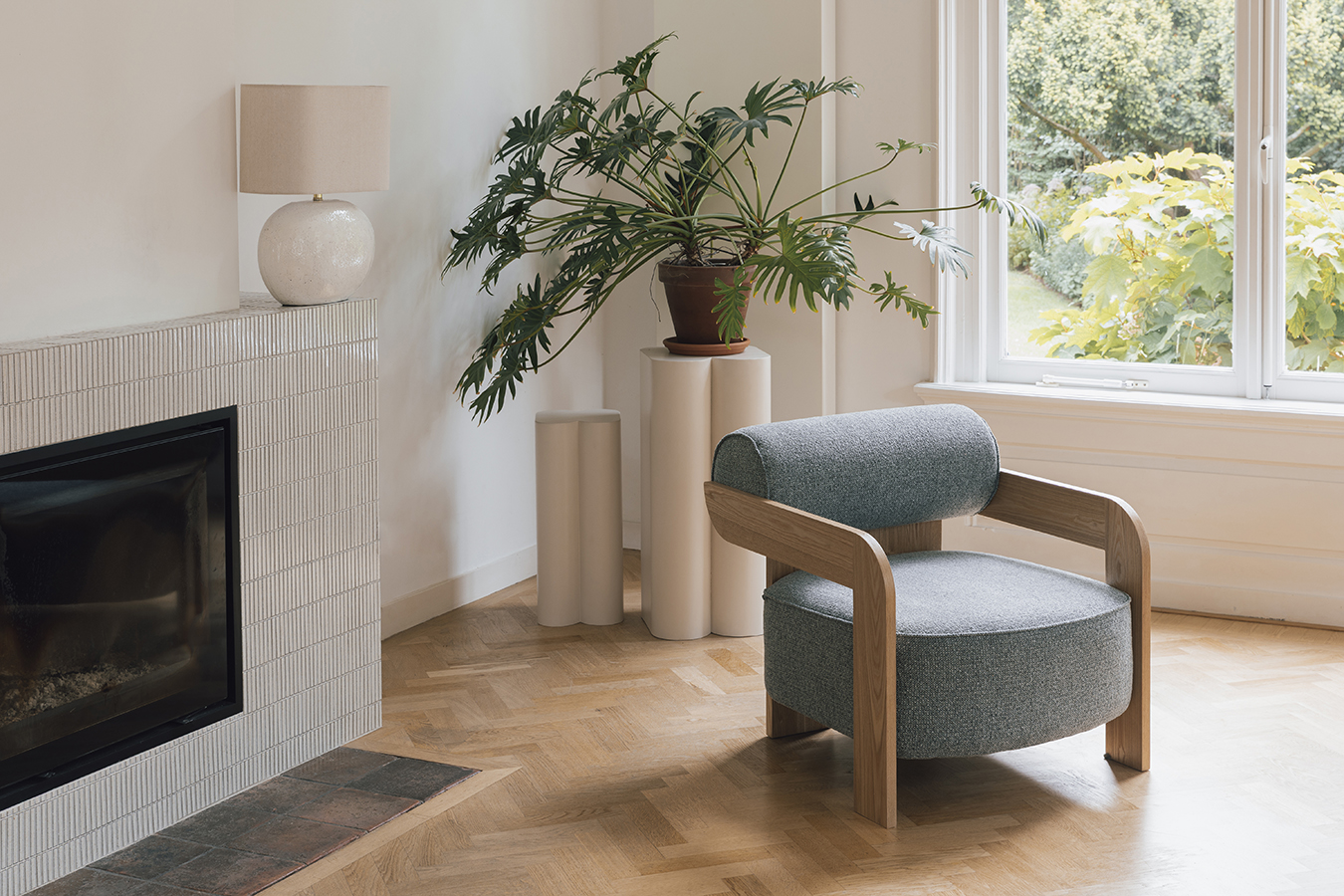 Zuiver Oolong čalúnené kreslo 7