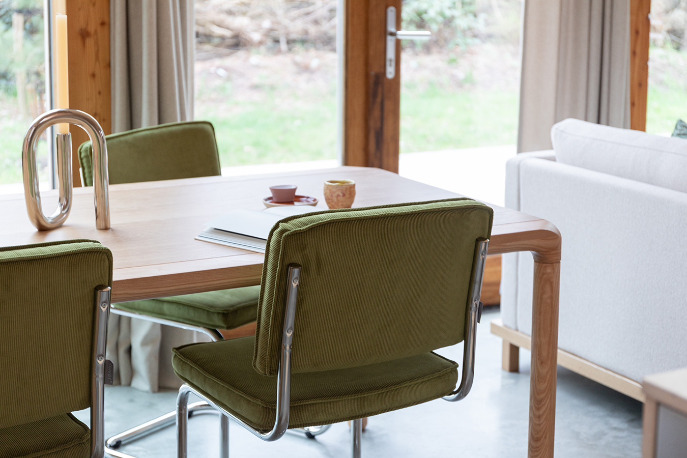 Zuiver Ridge Rib čalúnená stolička 2