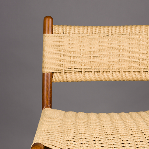 Ručne tkaný sedák a operadlo – autentická remeselná technika