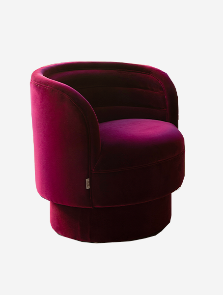 Dutchbone Dorothy moderné otočné kreslo