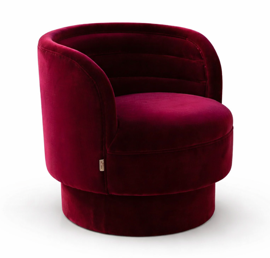 Dutchbone Dorothy moderné otočné kreslo