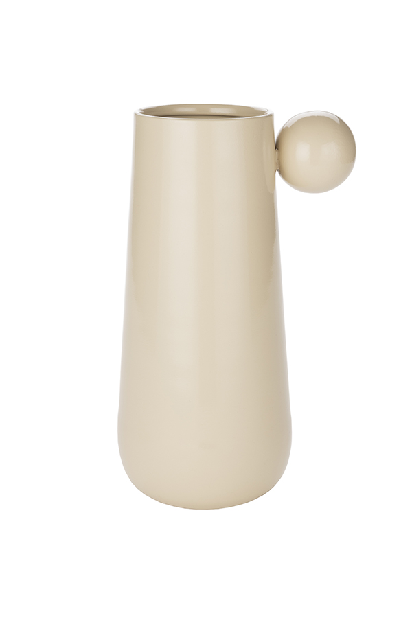 Dutchbone Dot moderná váza - Béžová, L