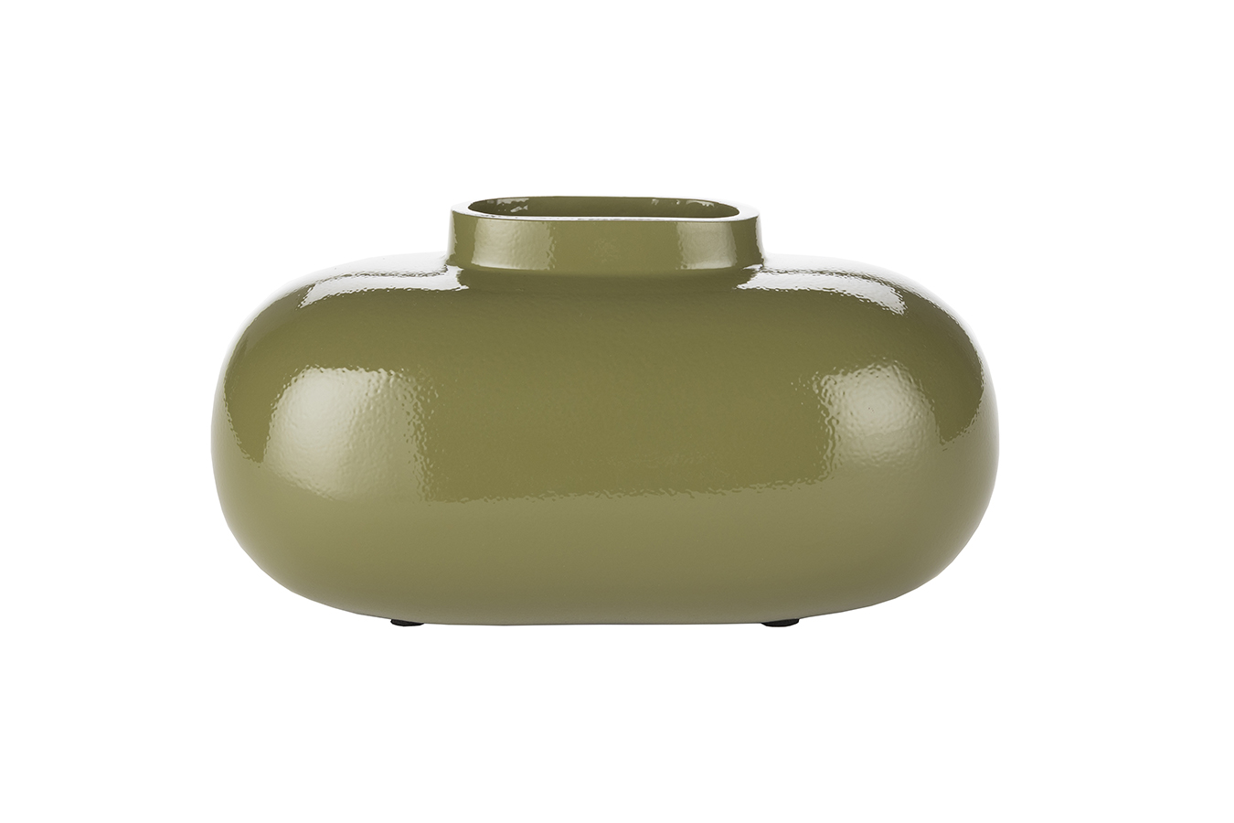 Dutchbone Droplet moderná váza - Olivová, M