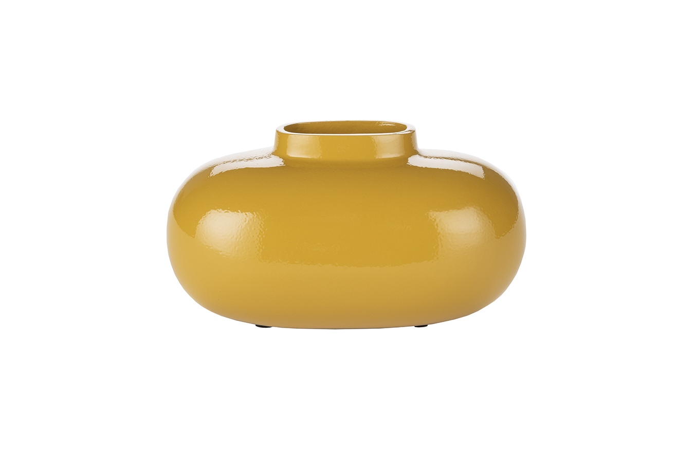 Dutchbone Droplet moderná váza - Žltá, S