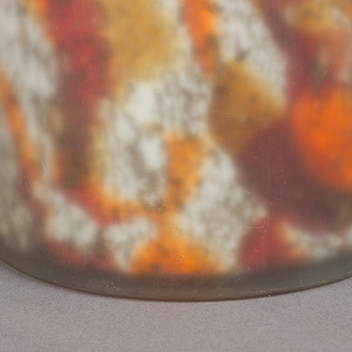 Matné sklo s umeleckým farebným vzorom