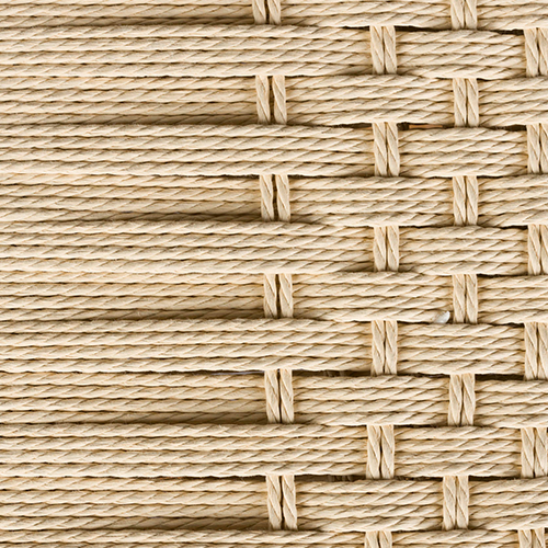 Výplet z papierového lana – pružný, priedušný a pohodlný na sedenie