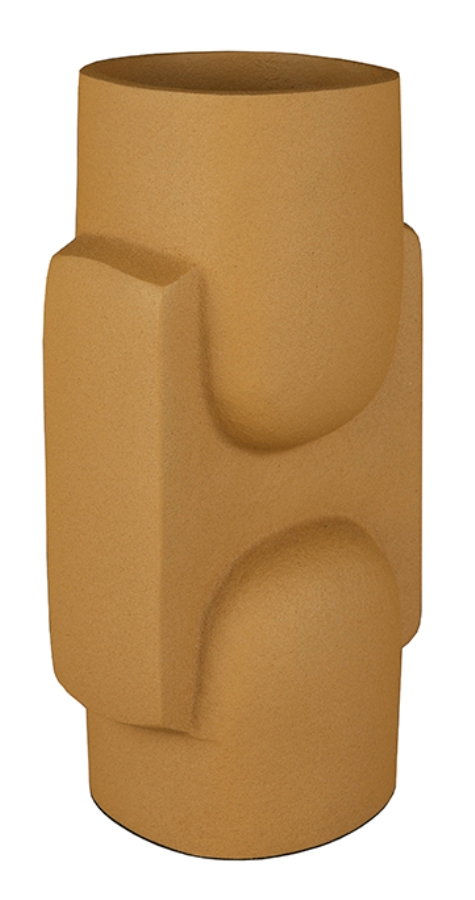 Dutchbone Santos dekoratívna váza - Žltá