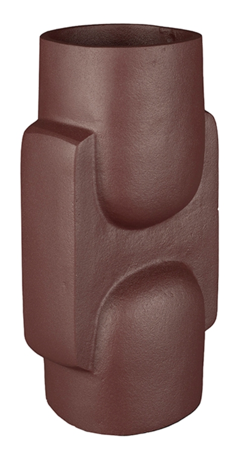 Dutchbone Santos dekoratívna váza - Vínovočervená