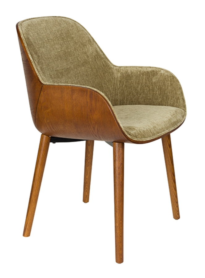 Dutchbone Taylor jedálenská stolička - Zelená