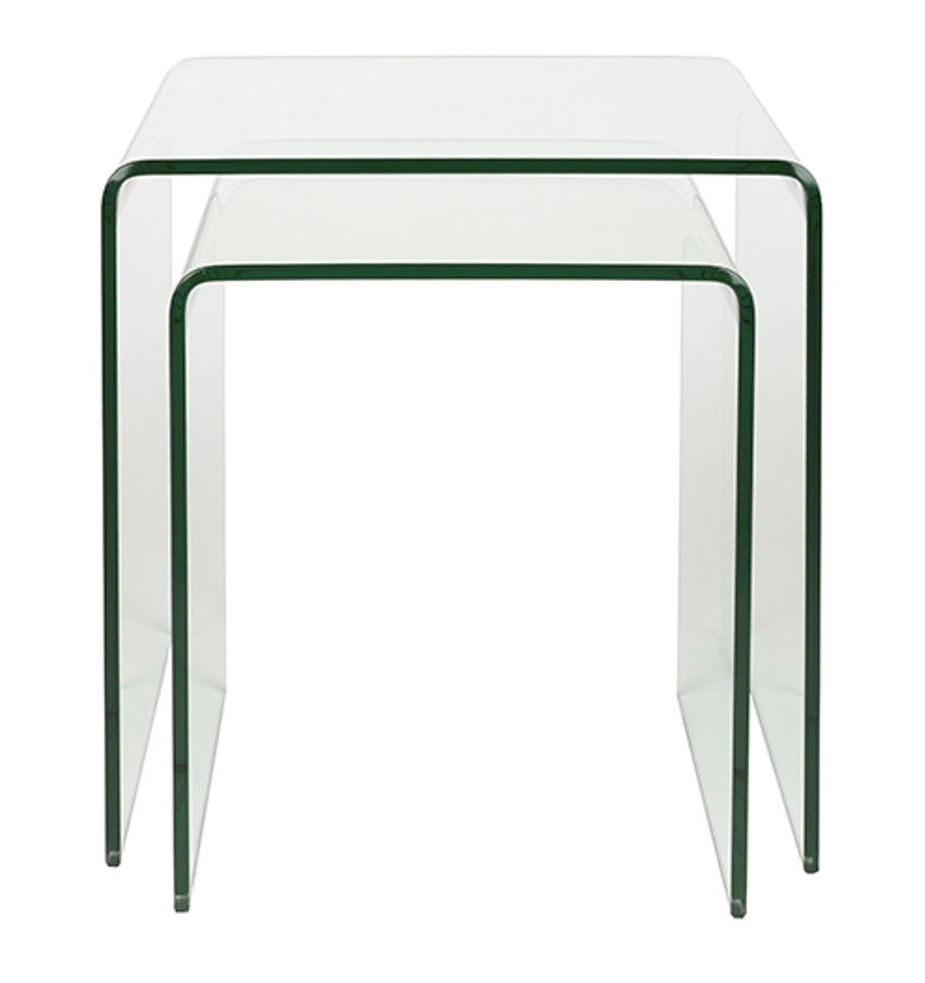 Dutchbone Vetro odkladací stolík - Transparentná