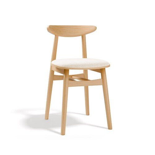 Micadoni Bony čalúnená stolička - Štrukturovaná látka - Výška sedu: 46 cm