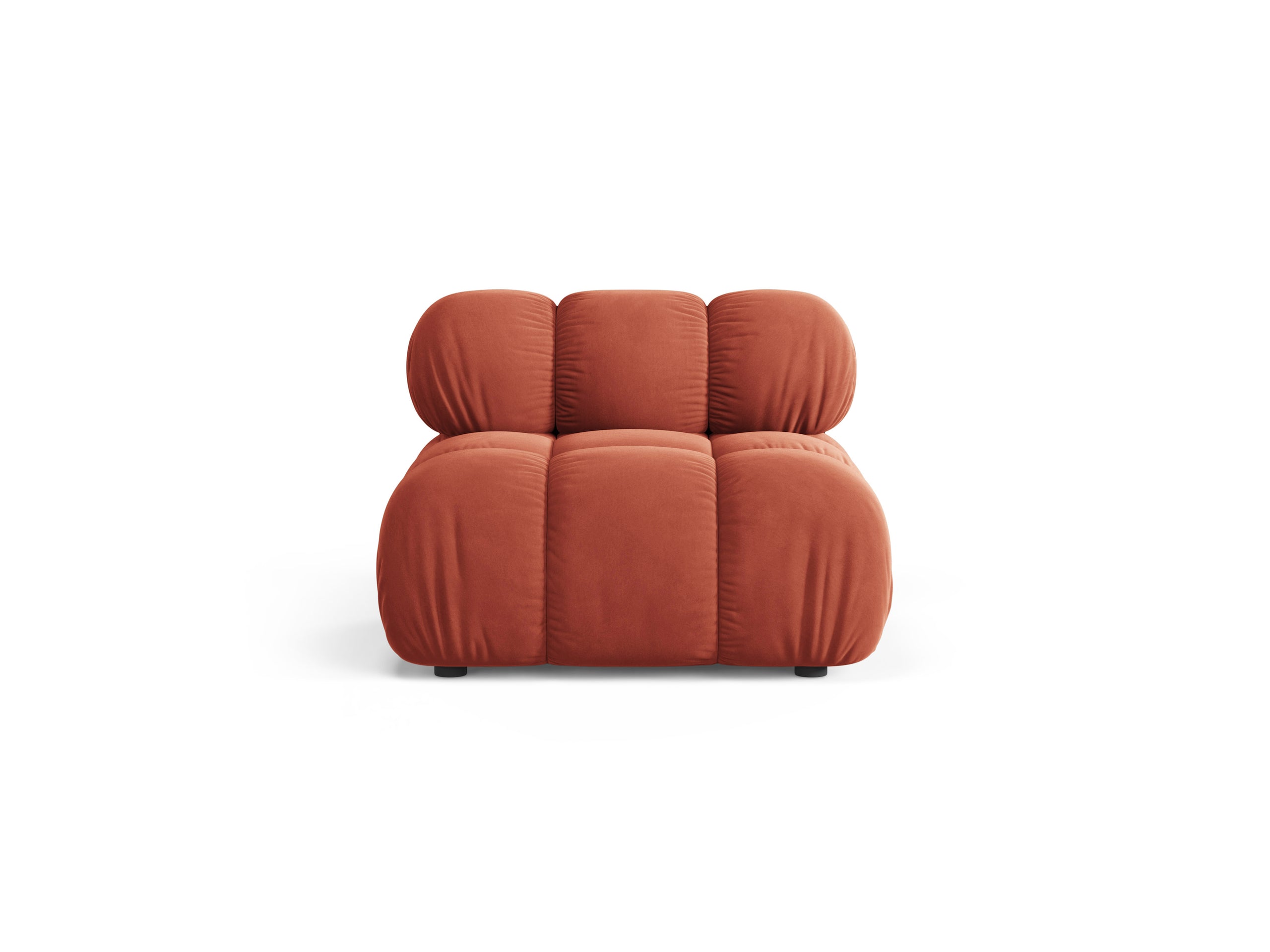 Micadoni Bellis modul sedačky 94 × 94 cm - Zamat Venus (Ven2933) - Koralová