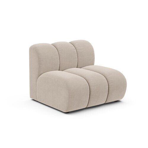 Micadoni Lupine modul sedačky bez podrúčok 92 × 95 cm - Materiál nôh: plast