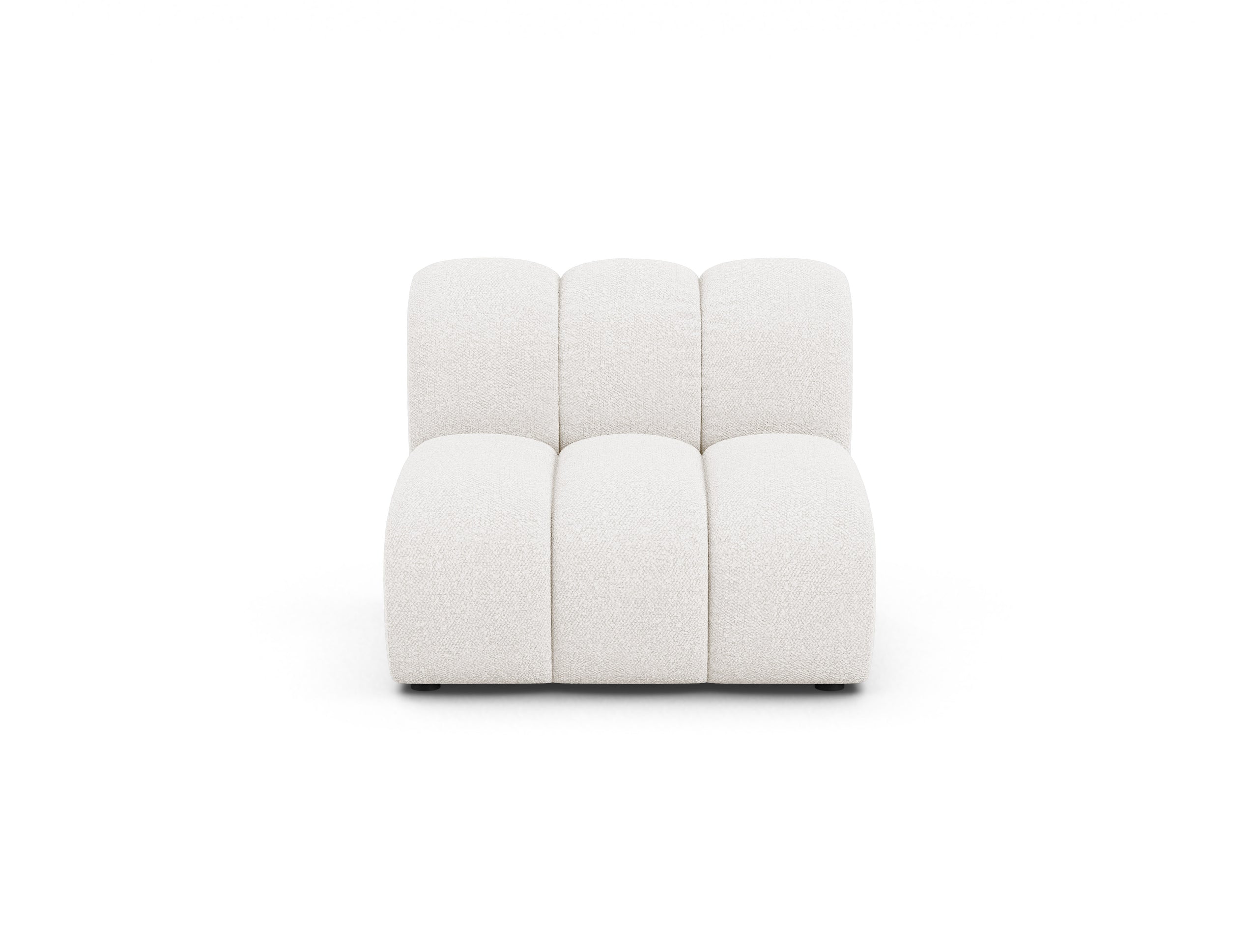 Micadoni Lupine modul sedačky bez podrúčok 92 × 95 cm - Buklé Baloo (Bal2073) - Biela