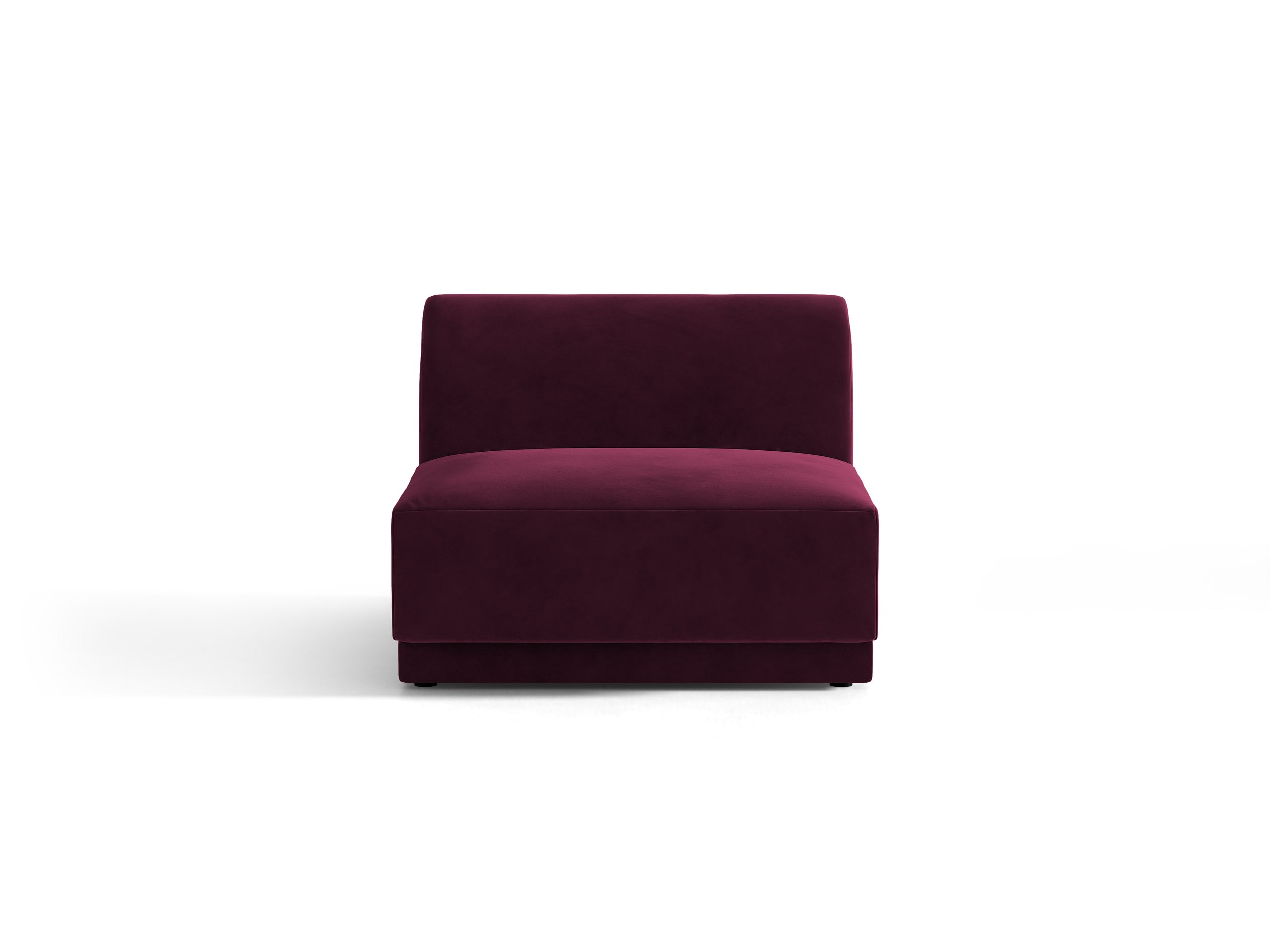 Micadoni Miley modul sedačky 75 × 90 cm - Zamat Venus (Ven2932) - Vínová