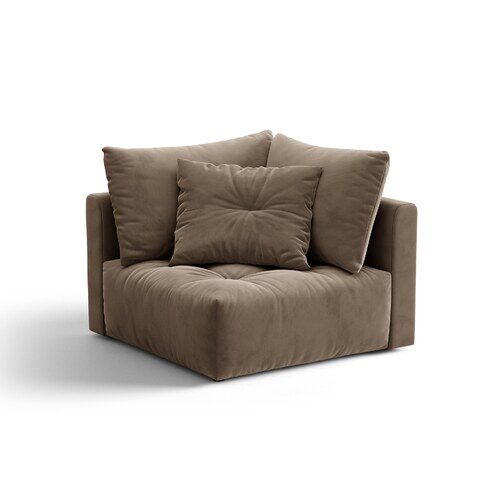 Micadoni Bloom rohový modul sedačky 105 × 105 cm - Materiál nôh: plast