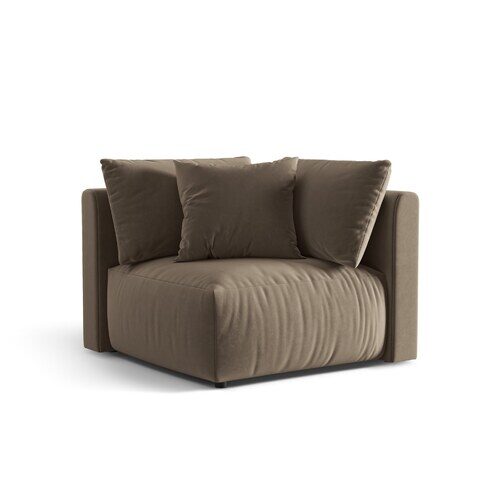 Micadoni Chris rohový modul sedačky 100 × 100 cm - Materiál nôh: plast