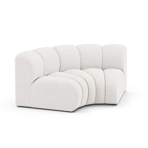 Micadoni Lupine rohový modul sedačky 185 × 95 cm - Materiál nôh: plast
