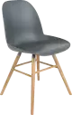 Zuiver Albert Kuip Chair dizajnová stolička - Tmavosivá