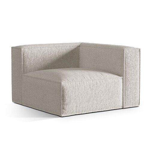 Micadoni Nuria rohový modul sedačky 110 × 110 cm - Materiál nôh: plast